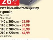 Prześcieradło frotte/jersey z gumką Tecomat