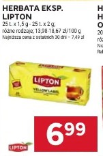 Herbata eksp. Lipton