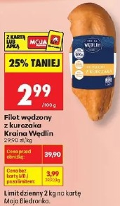 Filet wędzony z kurczaka Kraina Wędlin