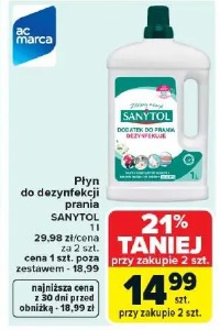 Płyn do dezynfekcji prania SANYTOL
