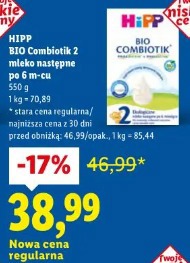 Hipp BIO Combiotik 2 mleko następne po 6 m-cu