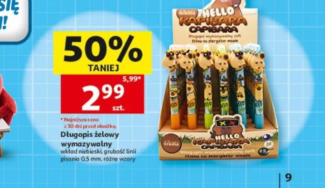 Długopis żelowy wymazywalny Hello Kapibara