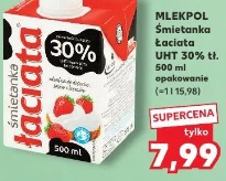 Mlekpol Śmietanka Łaciata UHT 30% tł.