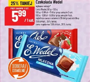 Czekolada Wedel Lotte Wedel