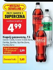 Coca-Cola, Coca-Cola Zero, Fanta, Sprite, Sprite Zero, Fanta Zero napój gazowany
