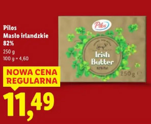 Pilos Masło irlandzkie 82%