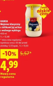 Kania Majonez klasyczny z żółtkami jaj od kur z wolnego wybiegu