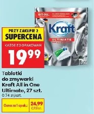 Tabletki do zmywarki Kraft All in One Ultimate, 27 szt.