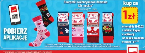 Skarpetki walentynkowe damskie lub męskie