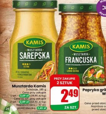 Musztarda Francuska Kamis