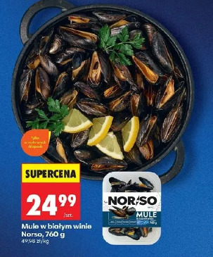 Mule w białym winie Norso