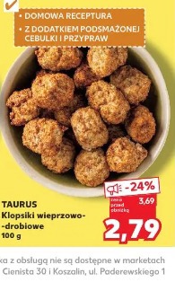 Taurus Klopsiki wieprzowo-drobiowe