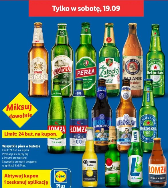 Wszystkie piwa w butelce