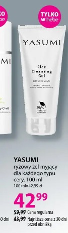 YASUMI ryżowy żel myjący dla każdego typu cery