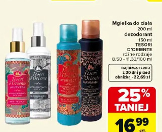 Mgiełka do ciała Tesori D'Oriente