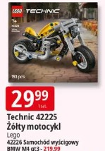Technic 42225 Żółty motocykl Lego
