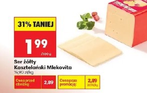 Ser żółty Kasztelański Mlekovita