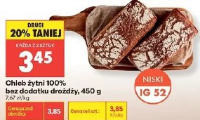 Chleb żytni 100% bez dodatku drożdży