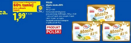 Pilos Masło ekstra 83%