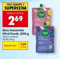 Mus owocowy Vital Fresh