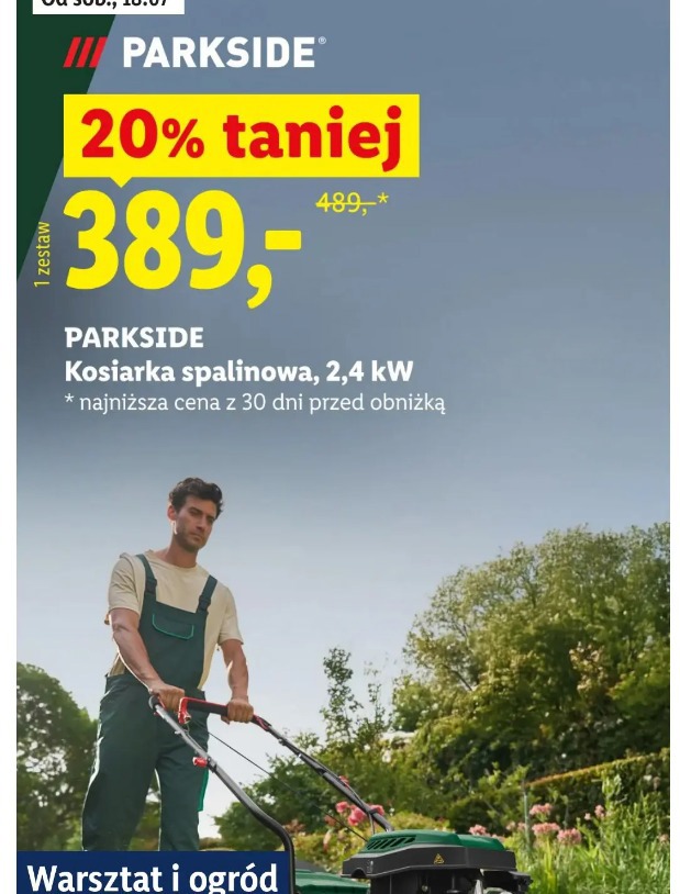 Parkside Kosiarka spalinowa, 2,4 kW