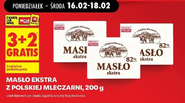 Masło ekstra z polskiej mleczarni