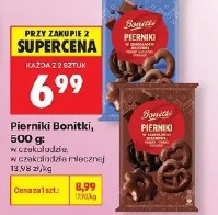 Pierniki Bonitki, 500 g w czekoladzie, w czekoladzie mlecznej