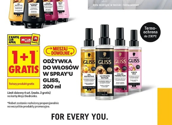 Schwarzkopf Gliss odżywka do włosów w spray'u