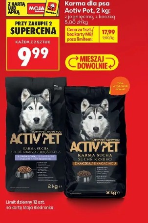 Karma dla psa Activ Pet