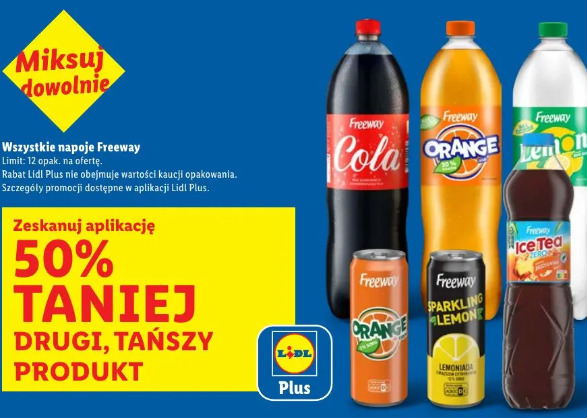 Wszystkie napoje Freeway