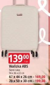 Walizka ABS Semi Line