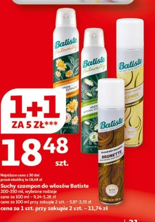 Suchy szampon do włosów Batiste