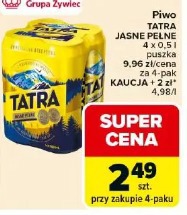 Piwo Tatra Jasne Pełne