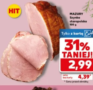 Mazury Szynka staropolska