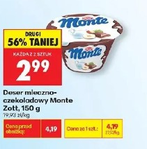 Deser mleczno-czekoladowy Monte Zott