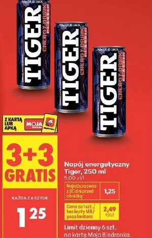 Napój energetyczny Tiger