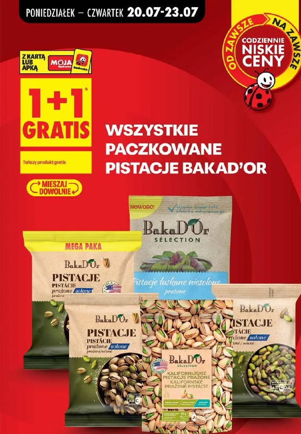 Wszystkie paczkowane pistacje Bakad'or