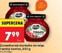 Żurawina lub borówka do mięs i serów Łowicz