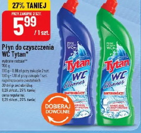 Płyn do czyszczenia WC Tytan