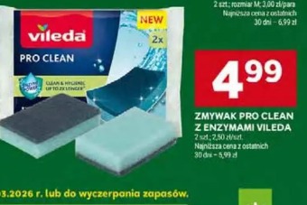 Zmywak Pro Clean z enzymami Vileda