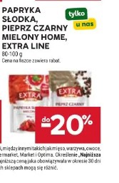 Papryka słodka, pieprz czarny mielony Home, Extra Line