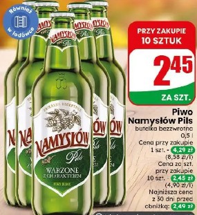Piwo Namysłów Pils