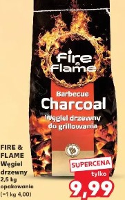 Fire & Flame Węgiel drzewny do grillowania