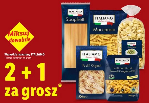 Wszystkie makarony ITALIAMO