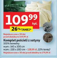 Actuel komplet pościeli z satyny