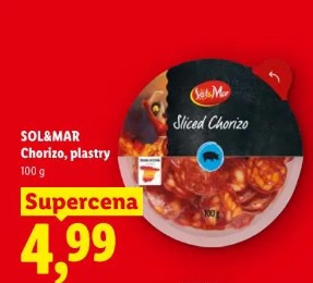 SOL&MAR Chorizo, plastry