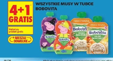 Wszystkie musy w tubce Bobovita