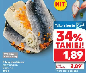 Filety śledziowe marynowane BismarcK
