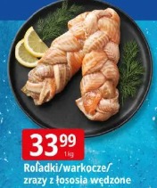 Roladki/warkocze/zrazy z łososia wędzone