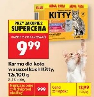 Kitty karma dla kota w saszetkach, 12x100 g